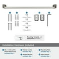thumbnail image 5 of Amerock Revitalize Brushed Nickel 24 inch (610mm) Towel Bar, 5 of 8