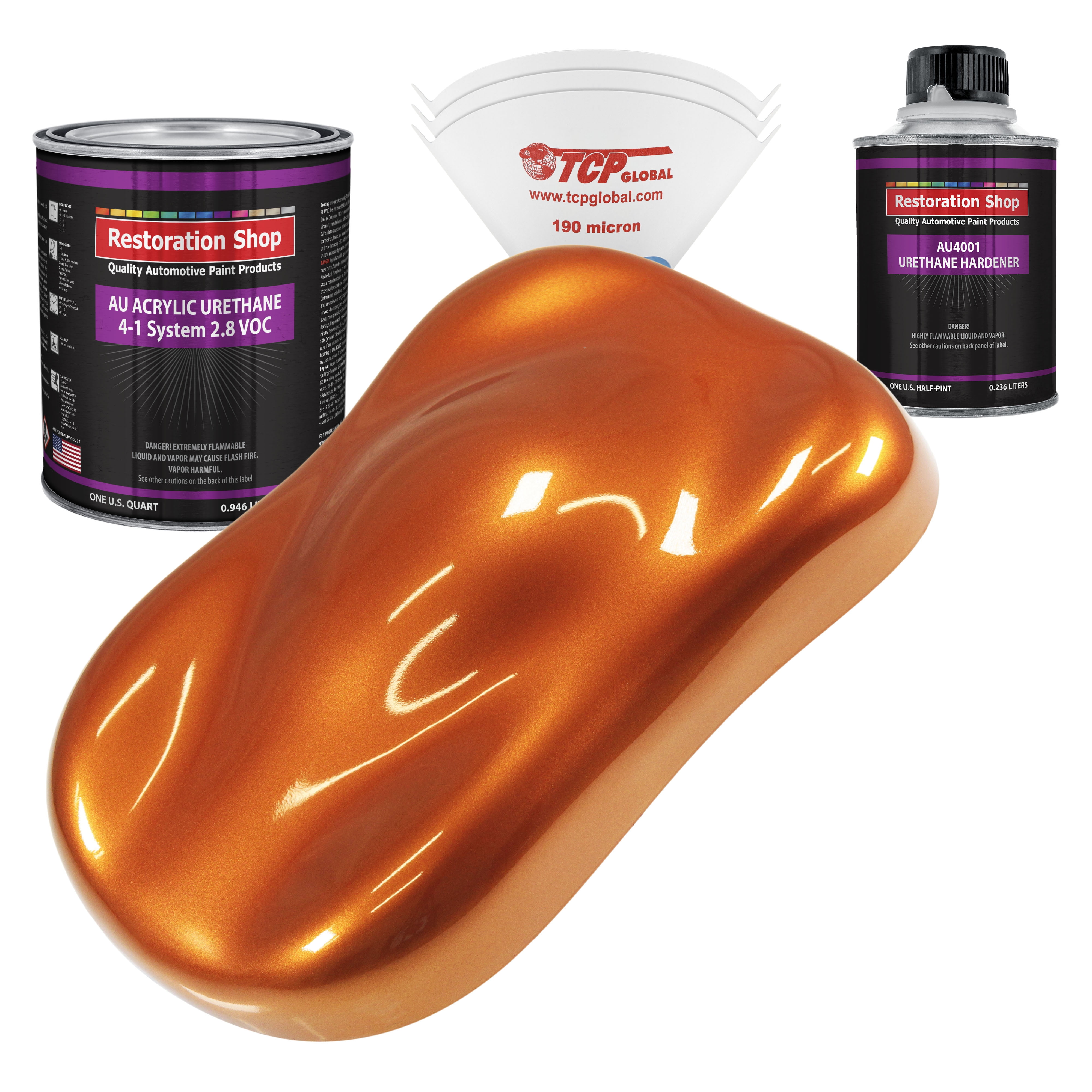 Restoration Shop Firemist Orange Acrylic Urethane Auto Paint Complete Quart Paint Kit, Single