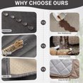 thumbnail image 5 of Lovote 100% Waterproof Couch Cover Nonslip Slipcover Anti-scratch Sofa Cover for Pet Furniture Protect Home Decor (Dark Gray, 83'' x 102''), 5 of 9