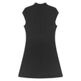 thumbnail image 2 of TiaoBug Women's Wedding Evening Party Dress Cap Sleeve Summer A-Line Mini Work Dress Black S, 2 of 7