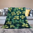 thumbnail image 4 of Riforla St. Patrick's Day Blanket Super Soft Flannel All Season Lightweight Living Room/Bedroom Warming Blanket 130x150cm A_001, 4 of 8