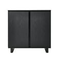 thumbnail image 5 of Better Homes & Gardens Lillian Fluted Bar Cabinet with Storage, Rich Black Finish, 5 of 10