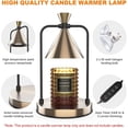 thumbnail image 3 of CREHNIL Electric Candle Warmer Lamp, Timer & Adjustable Brightness, for Home, Office & Gifts, Fits All Sizes of Candles., 3 of 7