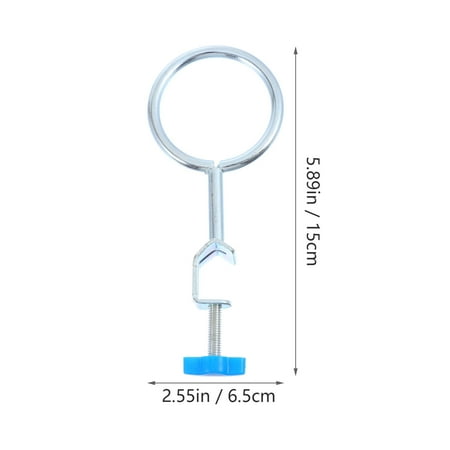 

2pcs Durable Support Retort Ring Iron Labs Support Ring Experiment Equipment