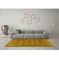 thumbnail image 3 of Ahgly Company Indoor Square Southwestern Yellow Country Area Rugs, 3' Square, 3 of 4
