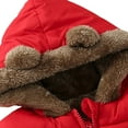 thumbnail image 5 of Toddlers Fleece Jackets Thick Warm Baby Girls Boys Soft Lovely Hoodies Down Coat Outerwear, 5 of 8