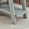 thumbnail image 5 of Roundhill Furniture Athens Contemporary Wood Shelf Side Table in Gray, 5 of 7