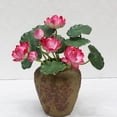 thumbnail image 1 of 2 ramos de flores de loto artificiales, flor de mesa de simulación de lirio de agua de tacto real para fiestas, arreglos de oficina en el hogar, decoración interior y exterior, 1 of 5