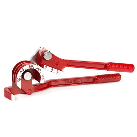 Ergonomic Leverage Handle Manual Pipe Bender 3 Size Compatibility 1/4 5/16 3/8Inch Soft Metal Tubes Bending Hand Tool