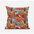 thumbnail image 2 of Plant Illusion Suede Zippered Pillow with Insert in Gold Black Purple 18 x 18, 2 of 6