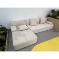 thumbnail image 4 of Cloud Boneless Sofa | Modular Corduroy Couch | Beige | 110" | Deep-Seated Comfort | Anti-Slip Base | No Assembly | Customizable Living Space, 4 of 6