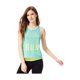 thumbnail image 1 of Aeropostale LIVE LOVE RUN Camiseta sin mangas para mujer, verde, grande, 1 of 2