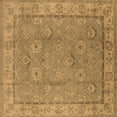 thumbnail image 1 of Ahgly Company Indoor Square Oriental Brown Traditional Area Rugs, 3' Square, 1 of 4