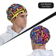 thumbnail image 6 of Logiee Vintage Audio Cassettes Print Unisex Knit Beanie for Men Women Winter Hat,Beanies Skull Caps, 6 of 7