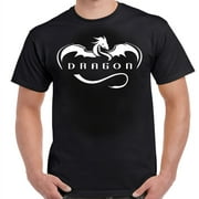 SpaceX Dragon Logo Design Adult T-Shirt-5XL