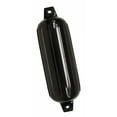 thumbnail image 2 of Taylor Made BOAT FENDER 643117 BoatGuard; Ribbed; Round; 8 Inch Diameter x 26 Inch Length; Black; Vinyl; With Needle Type Valve For Inflation; Single, 2 of 2