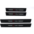 thumbnail image 3 of HAHDAXIA 4PCS Car Door Threshold Protective Film for Tesla Model 3 Model S Model X Model Y, 2017-2022,Car Door Sill Protector Stickers,Car Door Scuff Plate Cover for Door Steps,Carbon Fiber D, 3 of 5