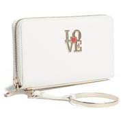 Moschino JC5511 0100 White Zip Around Wallet