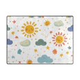 thumbnail image 5 of Yayeee Area Rugs for Living Room 6.7'x4.8' Indoor Non Slip Washable Bedroom Carpet, Rainbows Pattern, 5 of 5