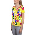 thumbnail image 3 of Yellow Bingo unisex Athletic T-shirt  (2XL), 3 of 4