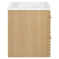 thumbnail image 4 of Modway Render 24" Wall-Mount Bathroom Vanity in Oak White, 4 of 9