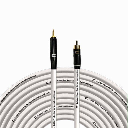 Coluber Cable 3.5 TS Male - RCA Male Audio Interface or Microphone Connector