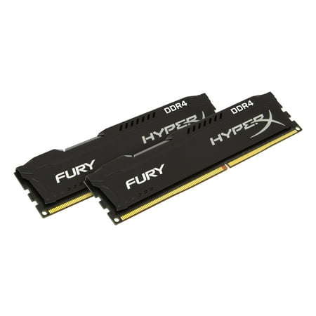 - HyperX FURY Memory Black 8GB 2666MHz DDR4 CL15 DIMM (Kit of 2) HX426C15FBK2/8
