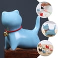 thumbnail image 2 of FRCOLOR  Cat Figurines Ceramic Ornaments Shaped Adornment Personal Space Decoration, 2 of 8