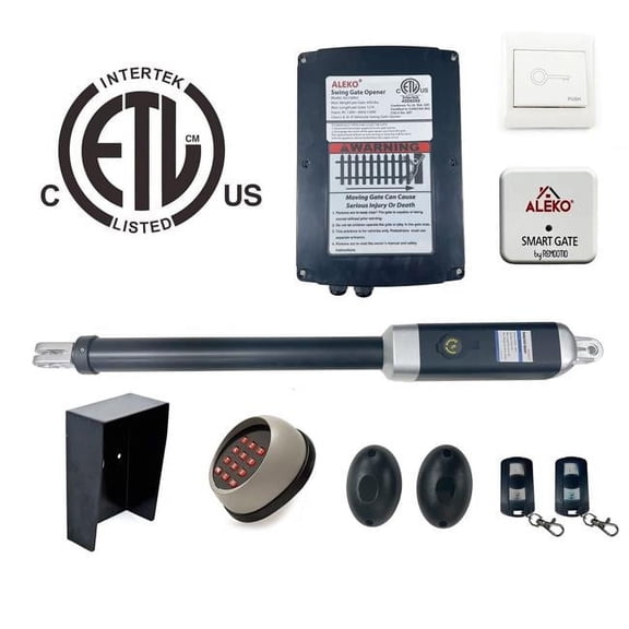 ALEKO Smart Accessories Kit ETL Listed Swing Opener for Dual Gate up to 1760 lb