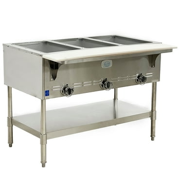 44 in. Three Pan Commercial Gas Warmer Aerohot, 9300 BTU