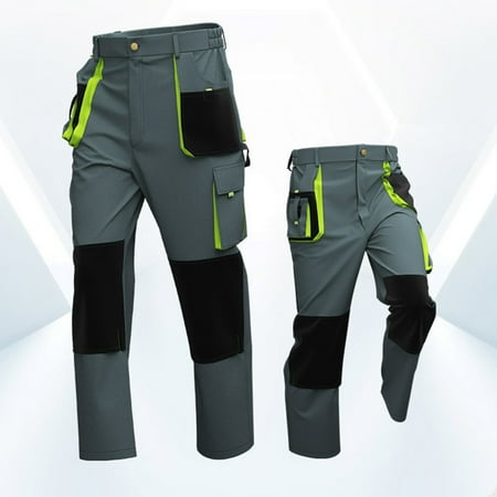 Awdenio Mens Cargo Pants Waterproof Snow Ski Pants Outdoor Winter Fleece Hiking Insulated Snowboard Pants