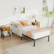 edx Heavy Duty Metal Twin Bed Frame with Under Bed Storage - 14 Inches High, Sturdy Steel Slat Support, No Box Spring Required, Platform Bed Frame