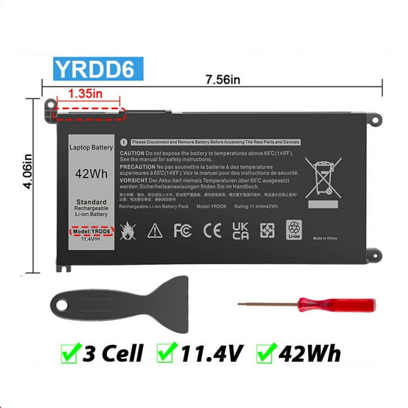 For Dell  Battery Inspiron 15 3583