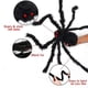 thumbnail image 4 of Araña negra gigante de felpa para decoración de Halloween, juguete gigante de Horror para interior y exterior, Casa Encantada, novedad, 4 of 4