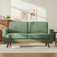 thumbnail image 6 of Vesgantti 68" Corduroy Loveseat Sofa, Comfy Deep Seat Couch with Spring Cushions & Solid Wood Frame, Modern Upholstered Sofa for Living Room, Bedroom, or Office, 6 of 7