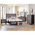 thumbnail image 2 of Topline Home Furnishings Grey Tone Queen Bed, 2 of 5