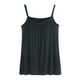 thumbnail image 1 of Camiseta sin mangas lisa para mujer con sujetador incorporado - Camiseta sin mangas acolchada, poliéster - Tallas grandes S-XXXXXXL, 1 of 5
