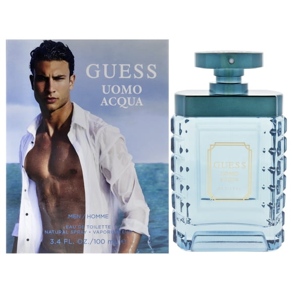 Guess Uomo Acqua par Guess pour Hommes - Vaporisateur EDT 3.4 oz