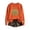 L0301-Orange, variant on Wooowa Womens Autumn/Winter Sweatshirts Halloween Casual Pullover Tops Oversized Long Sleeve Crewneck Shirts