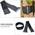 thumbnail image 3 of 2 Pcs Elastic 30cm Bundling Belt Black Bundling Belt Game Webbing Belt Tie Down Game Lace up Belt, 3 of 6