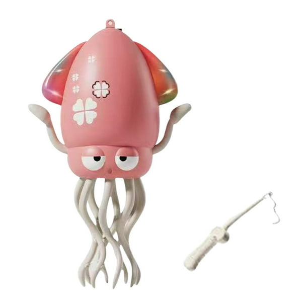 Juguete de pulpo bailarín interactivo para mesa, juguete eléctrico para desarrollo sensorial, para gatear y bailar, para niños, niñas y bebés.
