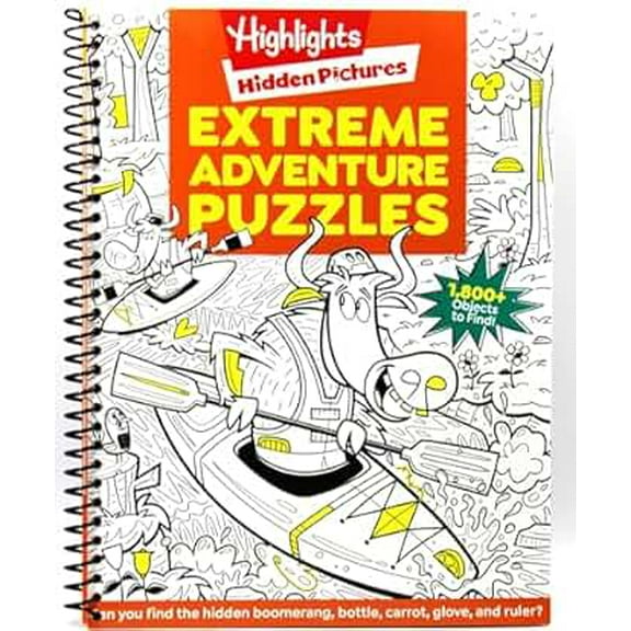 HIGHLIGHTS: Extreme Adventure Puzzles (Spiral Bound)