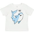 thumbnail image 3 of Inktastic Hi- Cute Shark Boys or Girls Toddler T-Shirt, 3 of 5