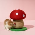 thumbnail image 5 of Oodles Red Mushroom Durable Jute Cat Scratching Pad, O/S, 5 of 10