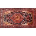 thumbnail image 1 of Ahgly Company Machine Washable Indoor Rectangle Traditional Tomato Red Area Rugs, 6' x 9', 1 of 7