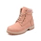thumbnail image 3 of Botas altas británicas de algodón para mujer, zapatos informales de talla grande, botas de cuero para vestido de trabajo, color amarillo, otoño e invierno, 3 of 5