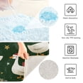 thumbnail image 4 of U-Shaped Toilet Mat Plush Bathroom Rug Mat Non Slip Bathroom Mats Cartoon Geese Carrying Presents, 4 of 5