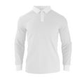 thumbnail image 1 of pstuiky camisas de manga larga para hombre, Camiseta de manga larga con solapa y botones de color liso para hombre camisetas de hombre s, 1 of 6