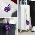 thumbnail image 6 of Game Controller 2Pcs PU Leather Round Luggage Tags with Privacy Cover and Name ID Tag for Suitcase, Handbags, Backpacks, School Bags, 6 of 6
