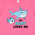 thumbnail image 4 of Inktastic My Aunt Loves Me with Cute Sharks Boys or Girls Baby T-Shirt, 4 of 5